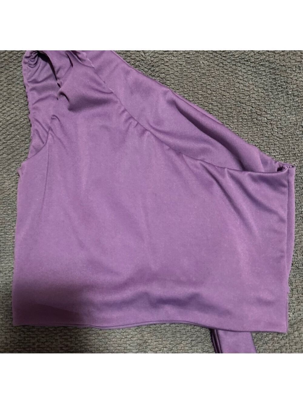 One shoulder crop top - Picture 3 of 4